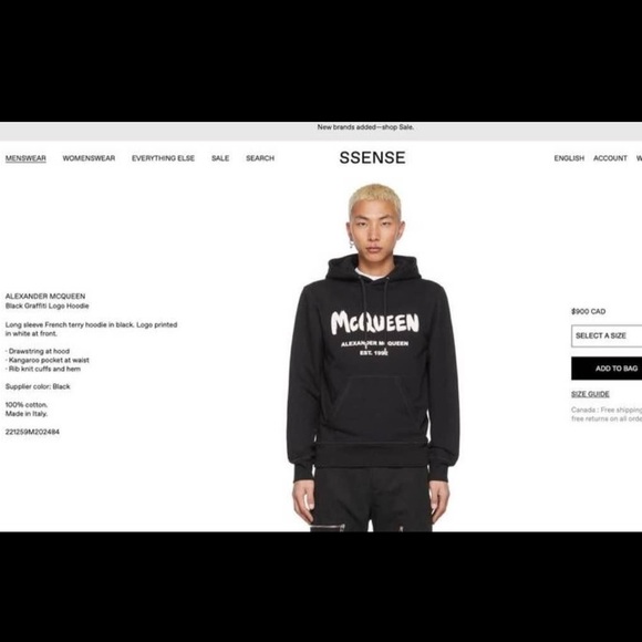 Alexander McQueen hoodie, M - Picture 4 of 4